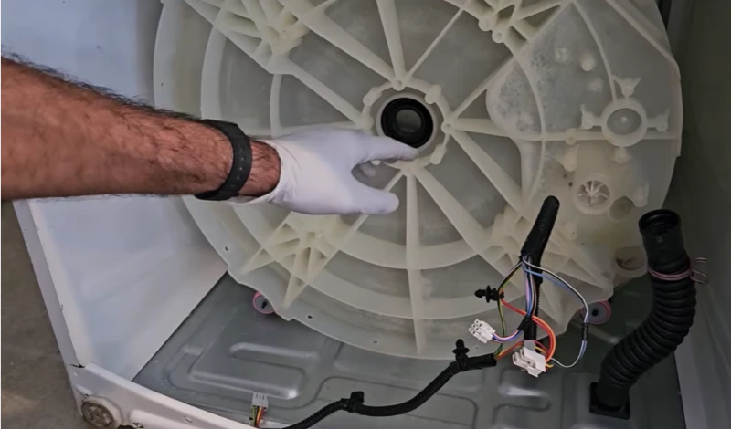 Washer leaking causing subfloor damage California — repair urgency