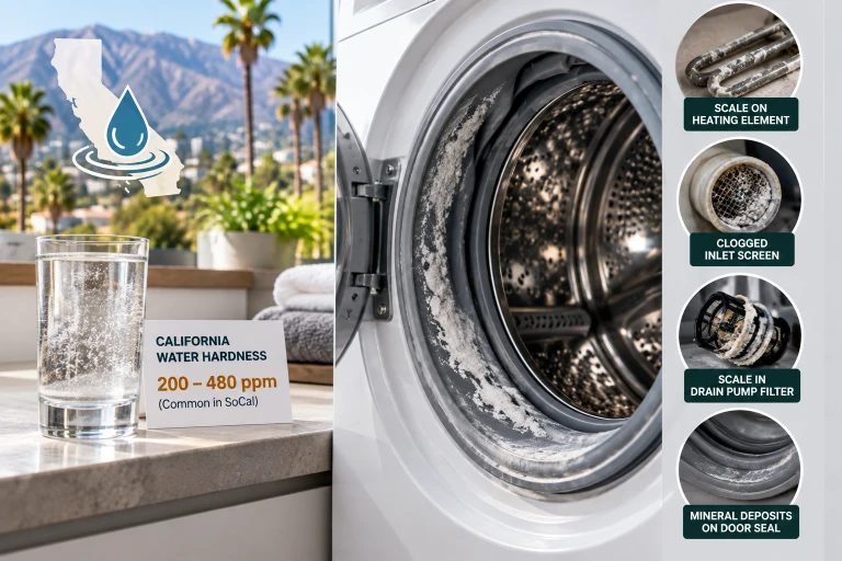 California Hard Water & Washing Machines: What You Need to Know
