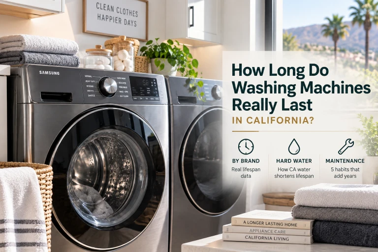 How Long Do Washing Machines Last? California Guide